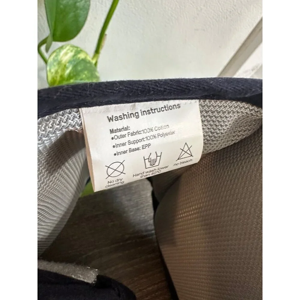 Glisoo Black Cotton Support Belt with Pouch